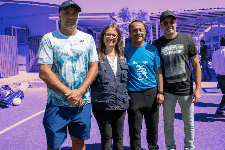 Fernando González y Nicolás Massú participan de las escuelas abiertas en la Región de Valparaíso